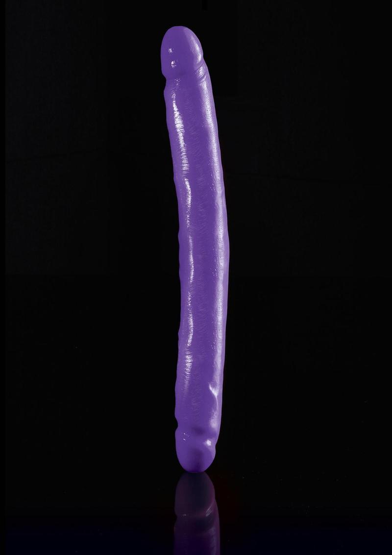 Dillio Double Dillio Dong Purple 12 Inches