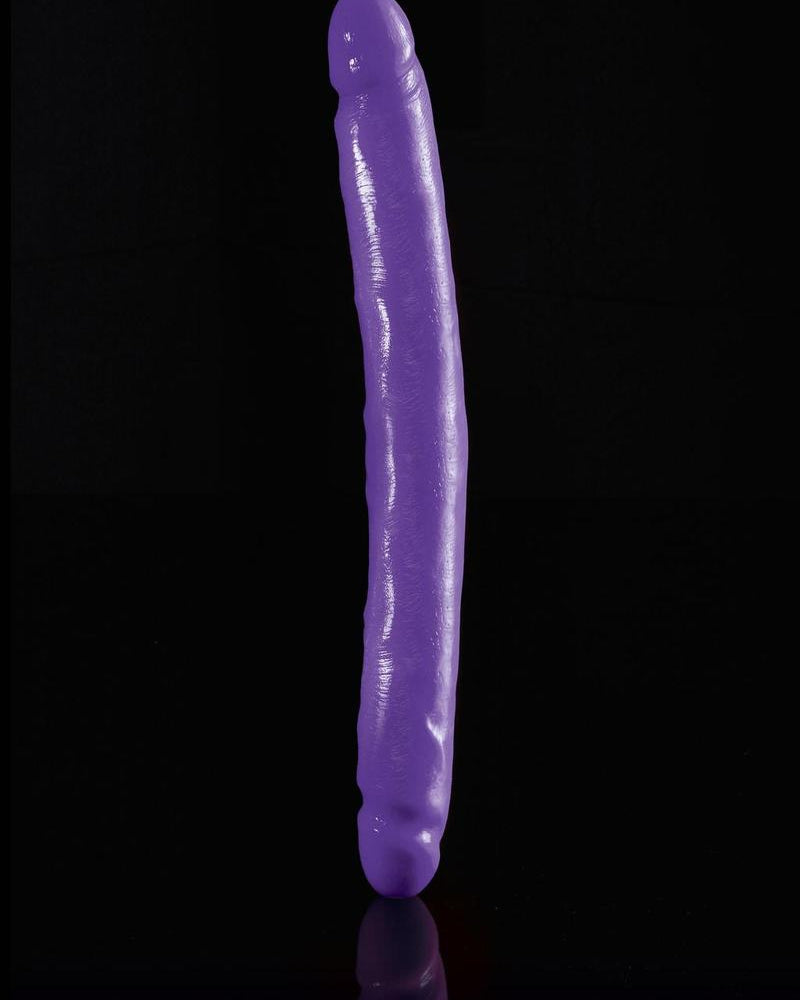 Dillio Double Dillio Dong Purple 12 Inches