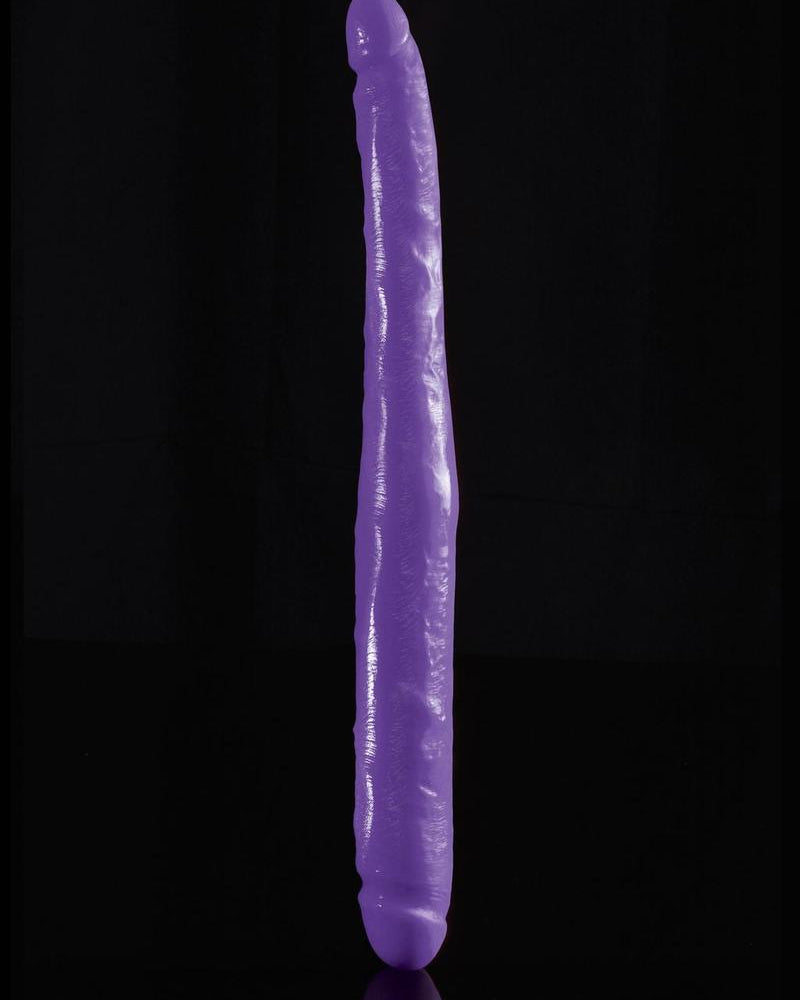 Dillio Double Dillio Dong Purple 16 Inches
