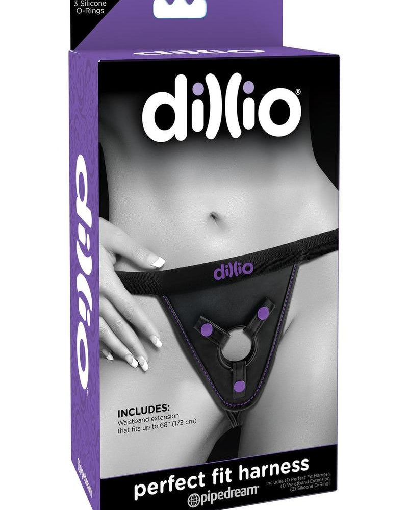 Arnés con correa Dillio Perfect Fit morado