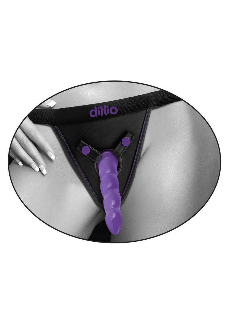 Dillio Perfect Fit Strap-On Harness Purple