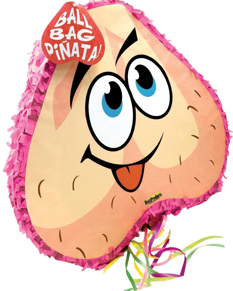 Bolsa de bolas piñata rosa