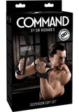 Sir Richard`s Command Suspension Cuff Set Black And Stainless Steel