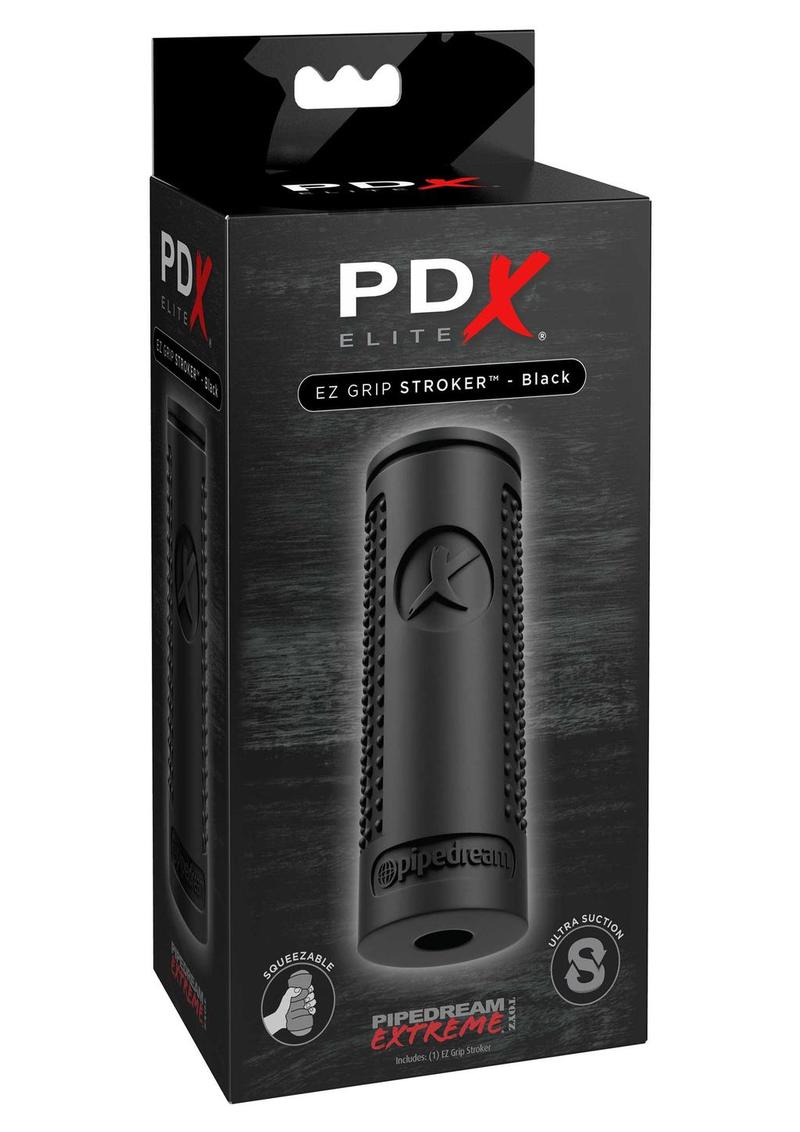 Masturbador masculino PDX Elite EZ Grip, color negro