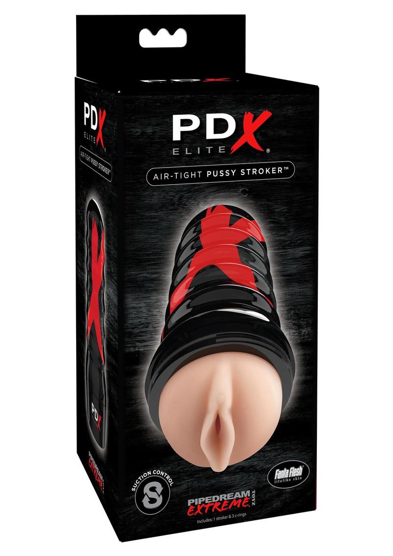 PDX Elite Air Tight Pussy Stroker Masturbator Flesh