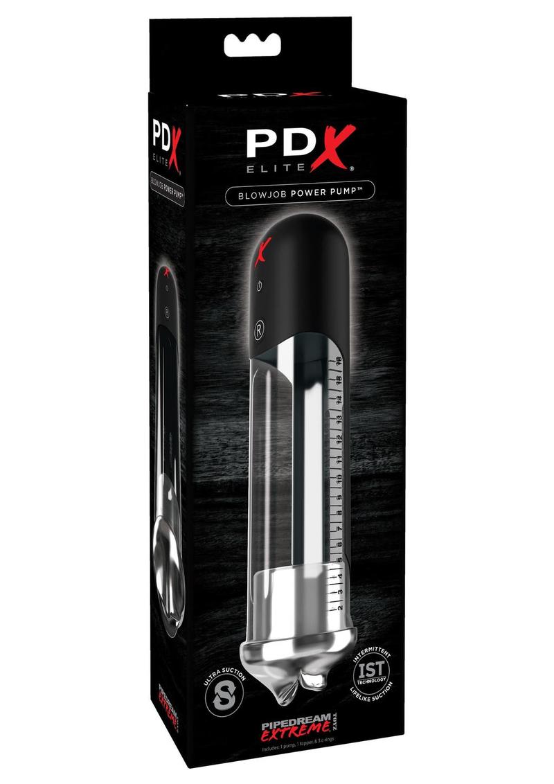 PDX Elite Blowjob Power Pump Black