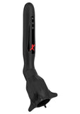 PDX Elite Vibrating Roto-Sucker Silicone Masturbator Black