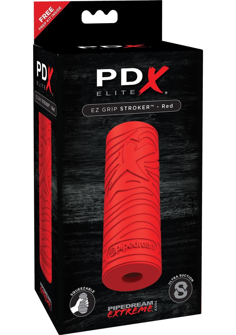 PDX Elite EZ Grip Stroker Red