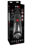 PDX Elite Deluxe Mega-Bator Rechargeable Thrusting Masturbator Waterproof Black