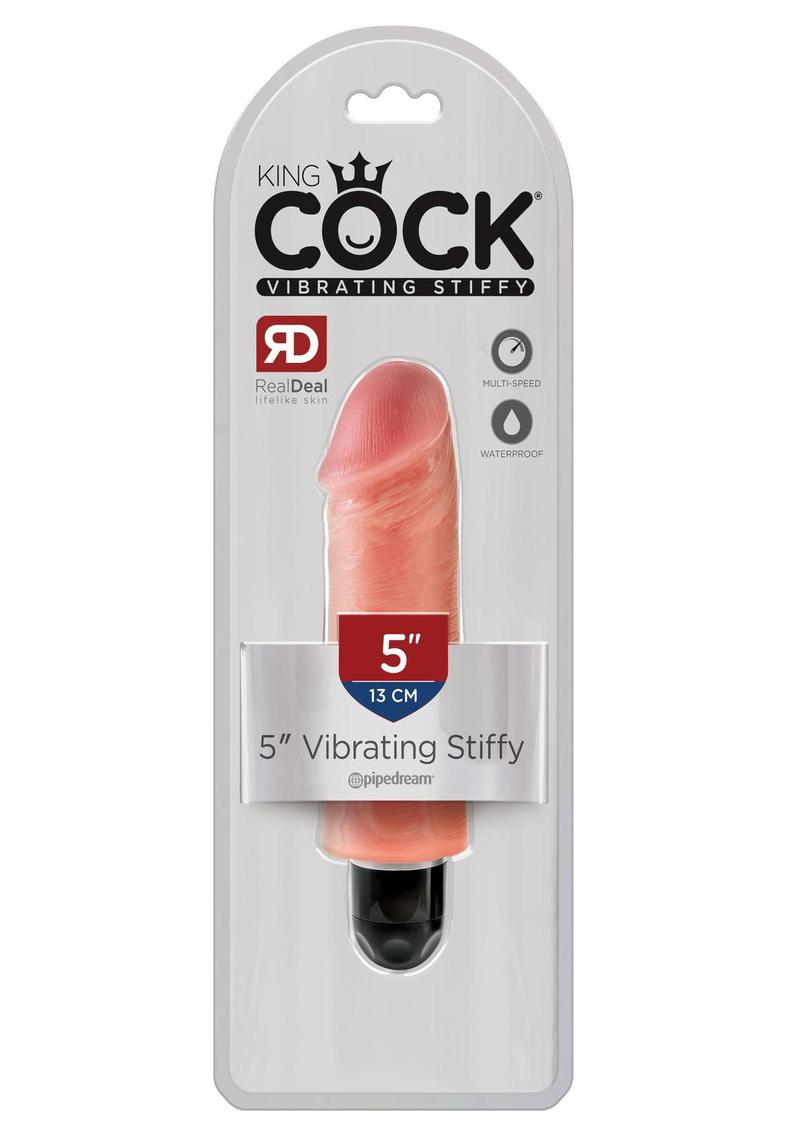 King Cock 5 Vibrating Stiffy Flesh