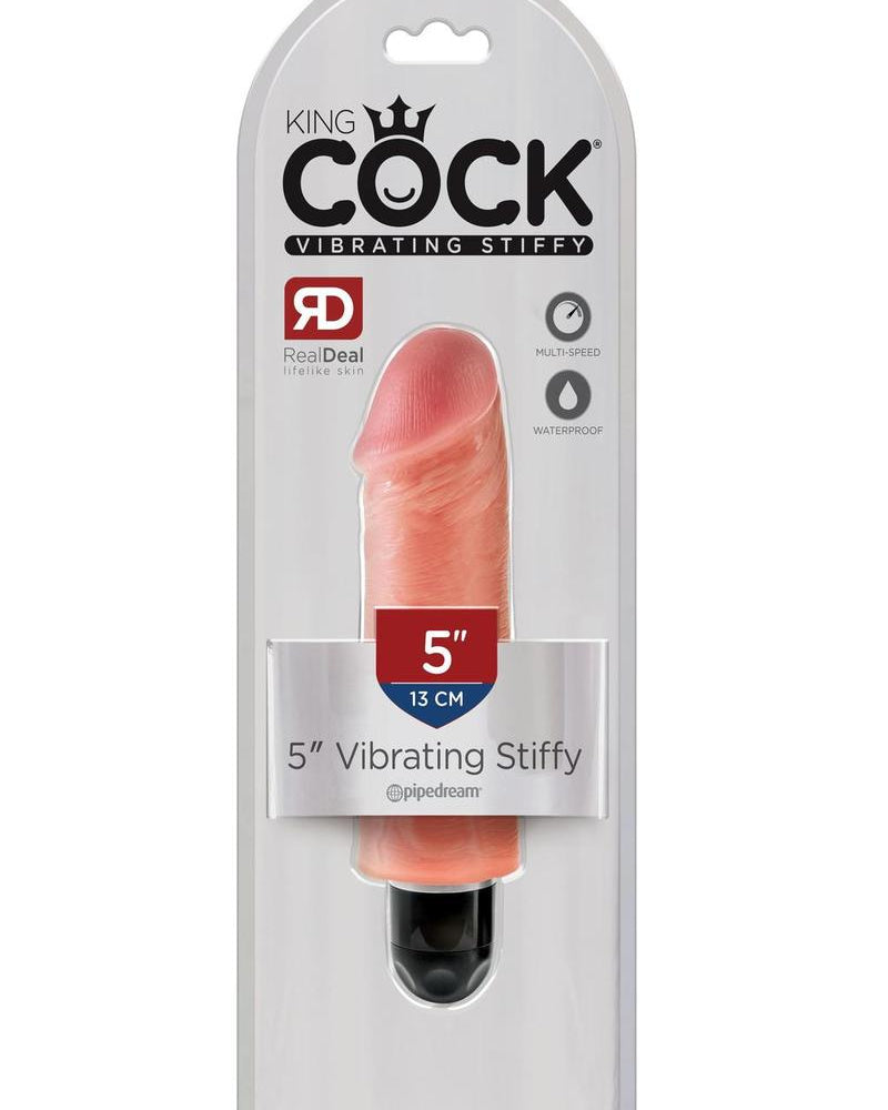 King Cock 5 Vibrating Stiffy Flesh
