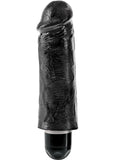 King Cock Vibrating Stiffy Realistic Dildo Waterproof Black 5 Inch