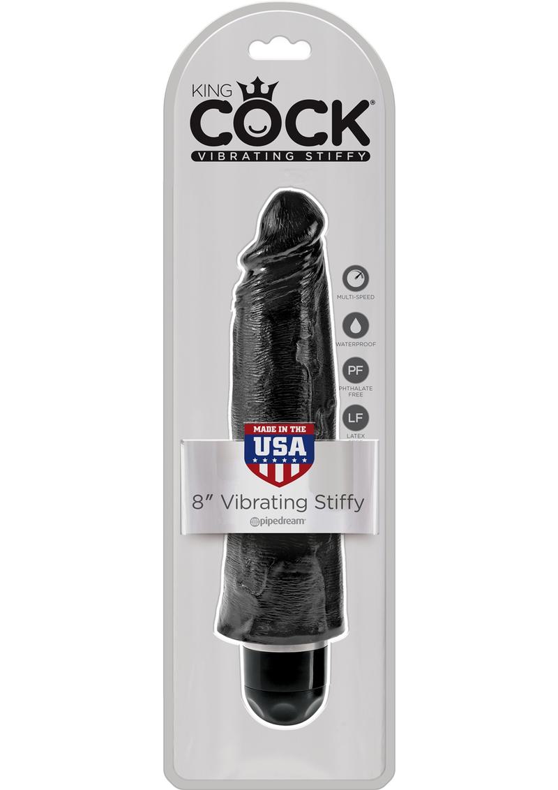 King Cock Vibrating Stiffy Black