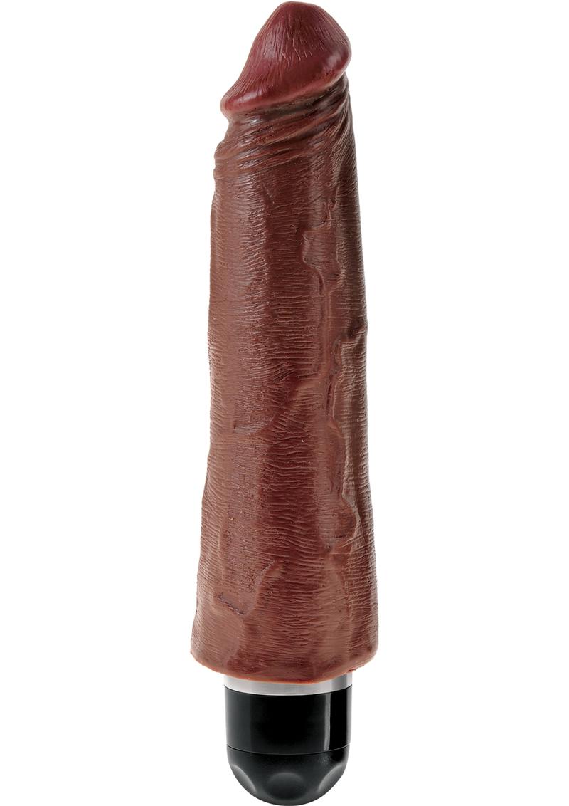 King Cock Vibrating Stiffy Brown