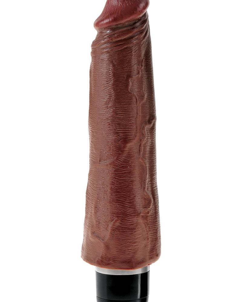 King Cock vibrador rígido marrón