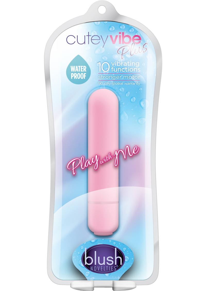 Play With Me Cutey Vibe Plus Bullet Waterproof Pink 3.5 Inch