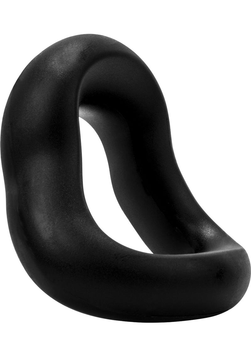 Anillo para el pene de silicona SwingO Curve, color negro