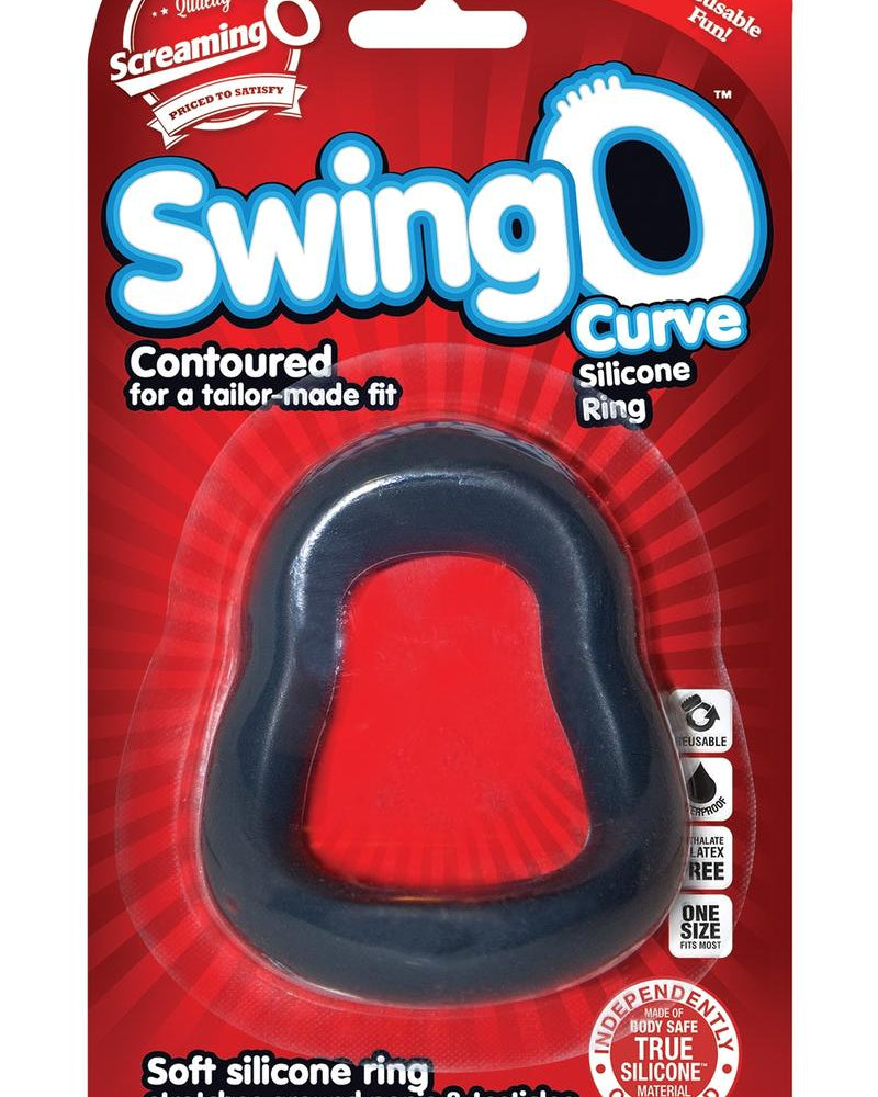 SwingO Curve Silicone Cockring Grey