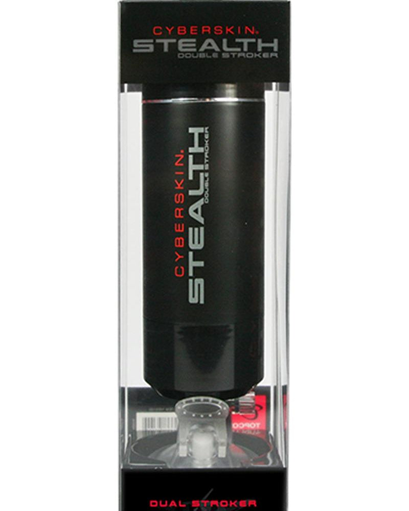 Cyberskin Stealth Double Stroker Mouth And Anal Dual Stroker Masturbator