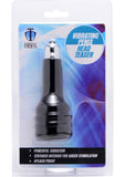 Trinity Vibes Vibrating Penis Head Teaser Splashproof Black