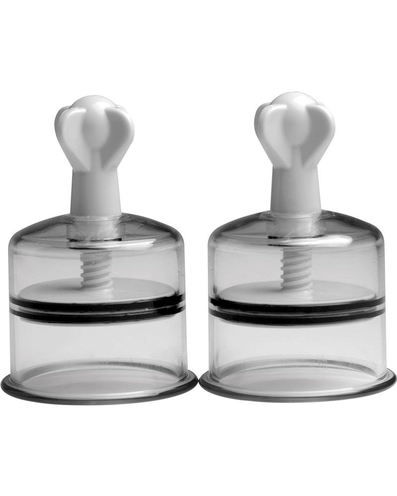 Succionadores de pezones Size Matters XL, bombas para pezones de 2,25 pulgadas de diámetro cada una