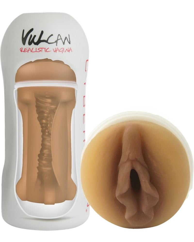 Cyberskin Vulcan Realista Vagina Stroker Moca