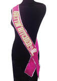 Getting Hitched Bride Party Sash Glow In The Dark