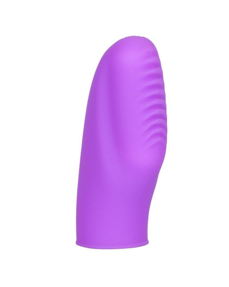 Vibrador de silicona para dedos Shane`s World, resistente al agua, morado