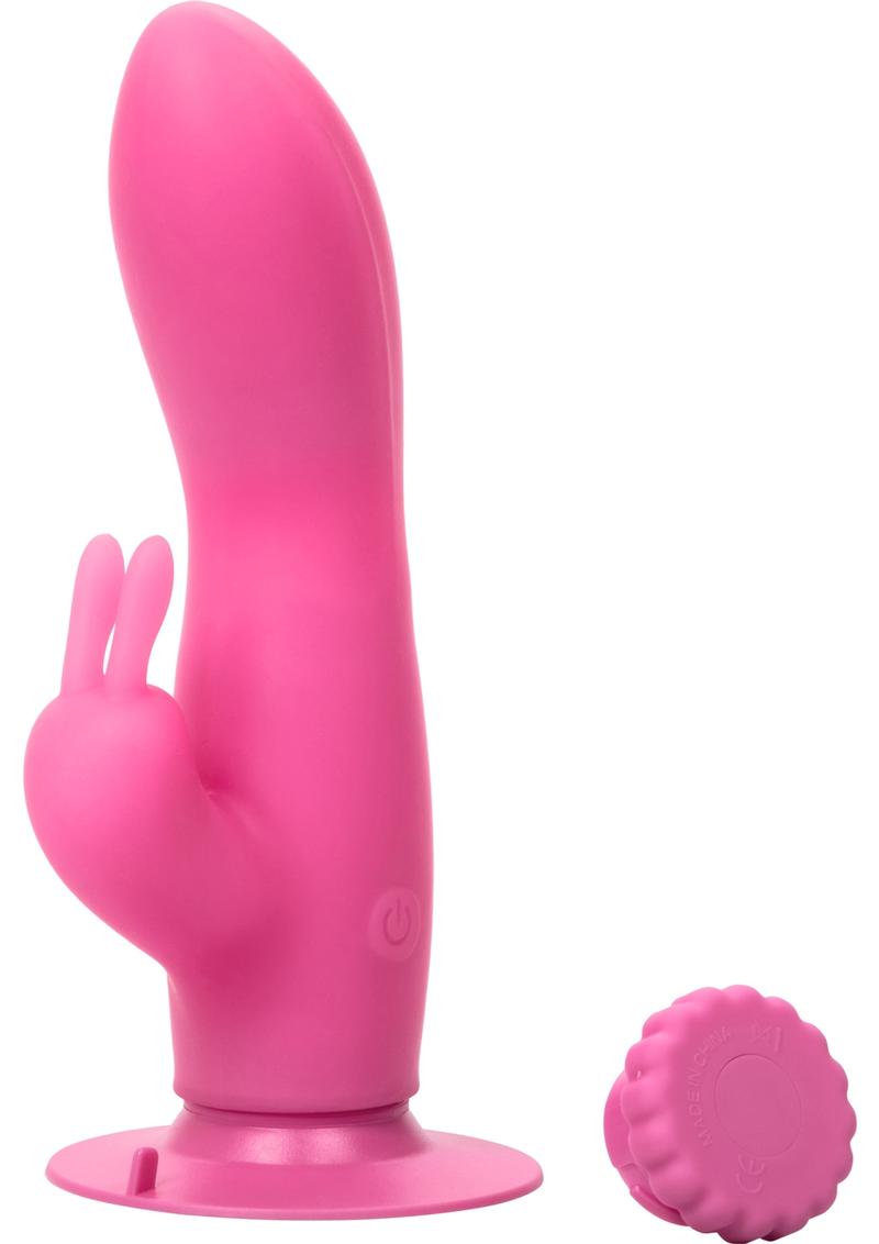 Shower Jack Rabbit 10 Function Silicone Vibe Waterproof Pink 5 Inch