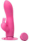 Vibrador de silicona resistente al agua con 10 funciones de Jack Rabbit para ducha, color rosa, 5 pulgadas