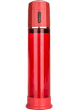 Advanced Fireman`s Pump - Fully Automated One-Hand Control Penis Pump - Red