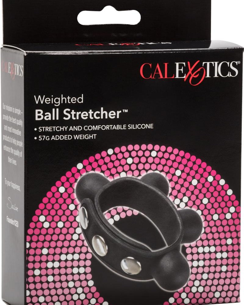 Anillo ajustable de silicona para estirar pelotas con peso, color negro