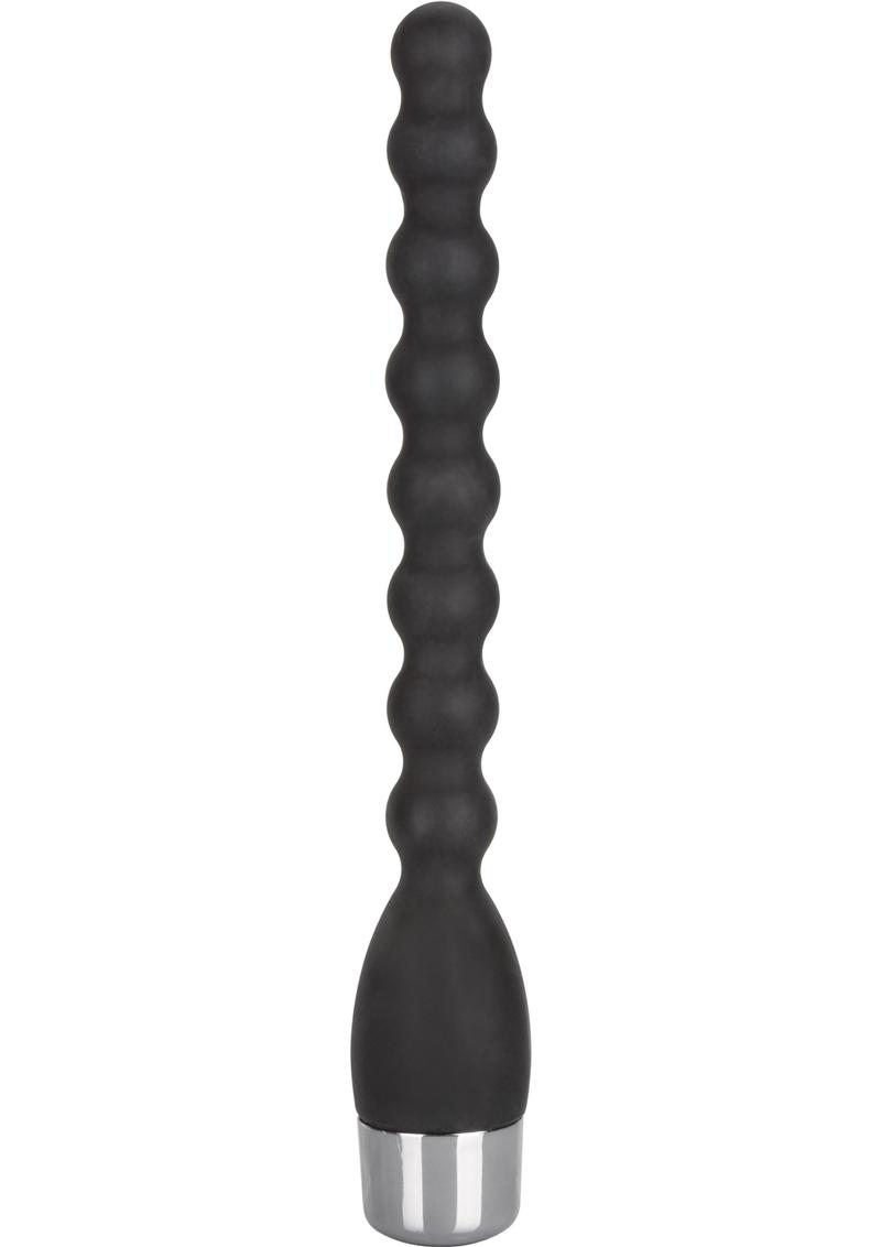 Silicone Bendie Power Probe Anal Beads Waterproof Black