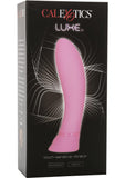 Vibrador recargable Luxe Touch Sensitive de silicona resistente al agua en color rosa