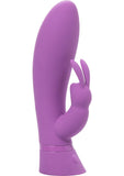 Luxe Touch Sensitive Rechargeable Silicone Vibrator Waterproof Purple 6.5 Inch