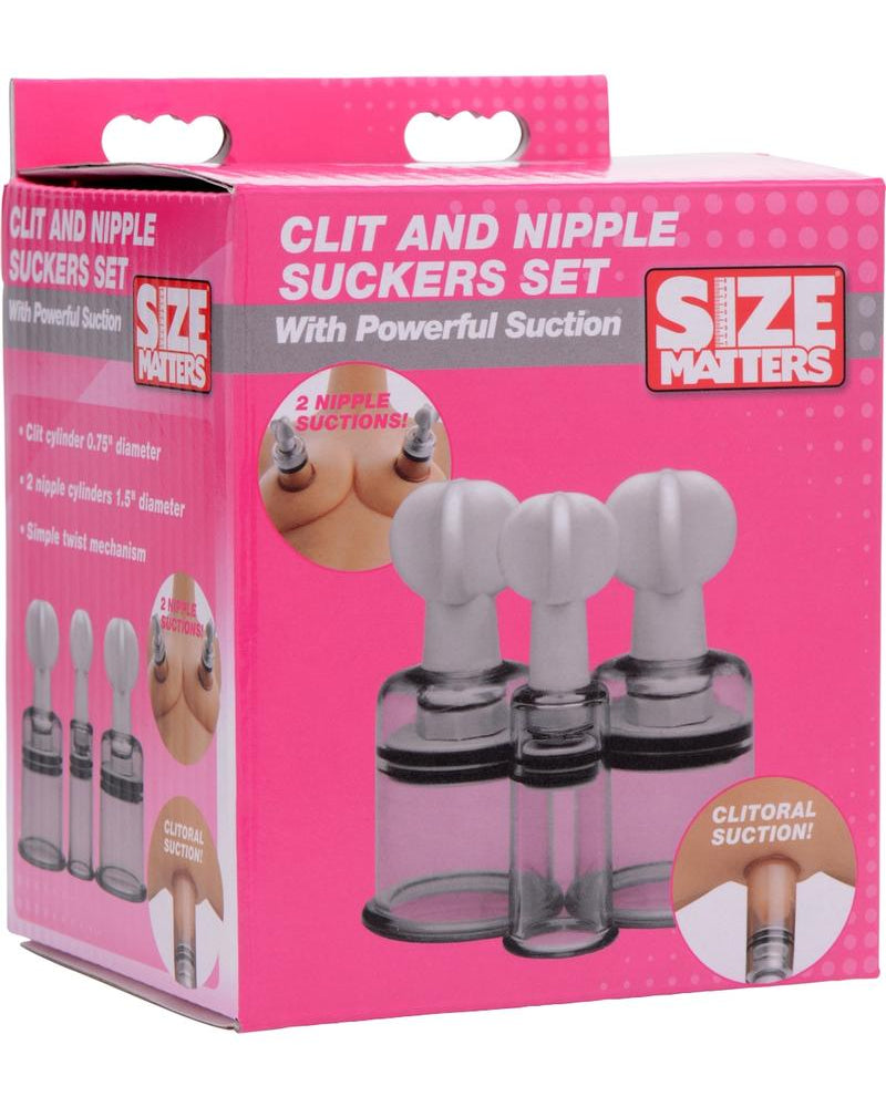 Size Matters Clit And Nipple Sucker Set