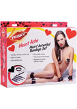 Frisky Heartache 5 Piece Heart Accented Bondage Set