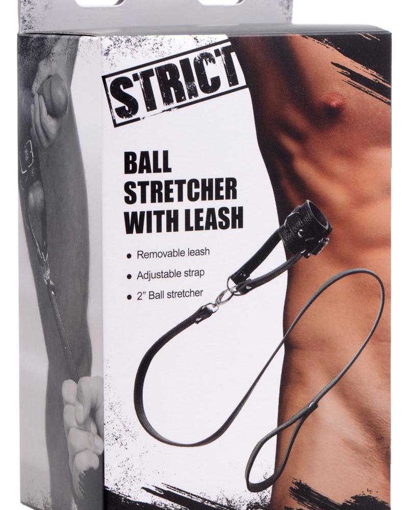 Strict Ball Stretcher With Leash Black