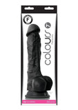 Colours Pleasure Silicone Realistic Dong Black 7 Inch