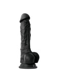 Colours Pleasure Silicone Realistic Dong Black 7 Inch