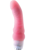 Firefly Vibrating Massager Glow In The Dark Silicone Vibe Waterproof Pink 6 Inch