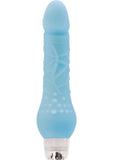 Firefly Vibrating Massager Glow In The Dark Silicone Vibe Waterproof Blue 8 Inch