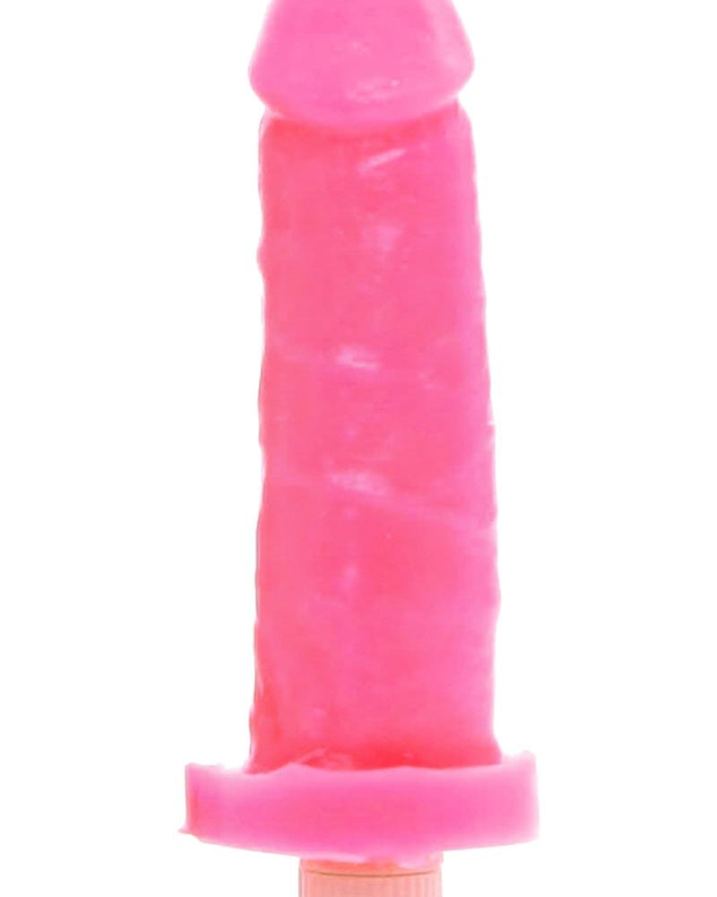 Clone A Willy Silicone Vibrating In Home Penis Molding Kit Glow In The Dark Pink