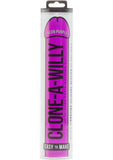 Clone A Willy Silicone Vibrating In Home Penis Molding Kit Neon Purple