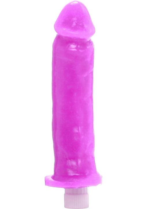 Kit de moldeo de pene con vibración de silicona para uso en el hogar Clone A Willy, color morado neón