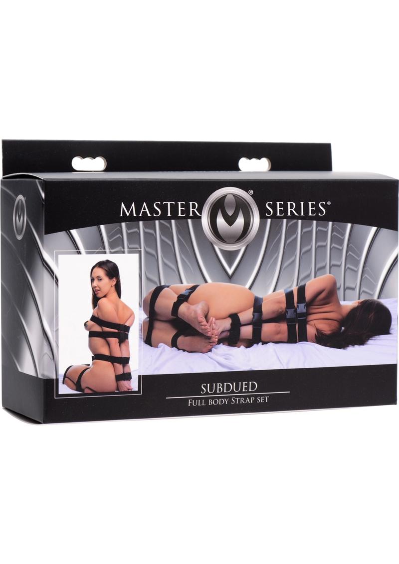 Juego de correas de cuerpo completo Master Series Subdued en color negro