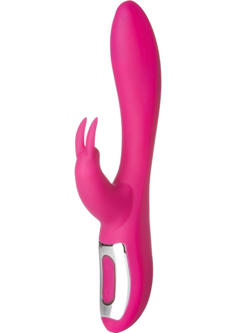 Nu Sensuelle Femme Giselle 10X Rechargeable Rabbit Massager Waterproof Magenta