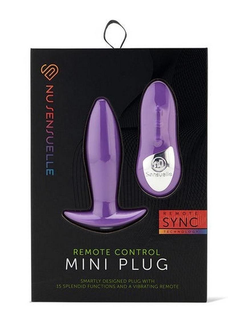 Nu Sensuelle Remote Control Mini Plug Waterproof Purple