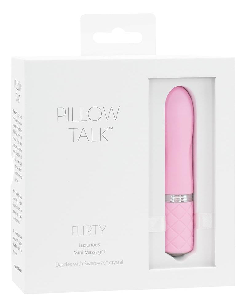 Bala de silicona recargable por USB Pillow Talk Frty de color rosa