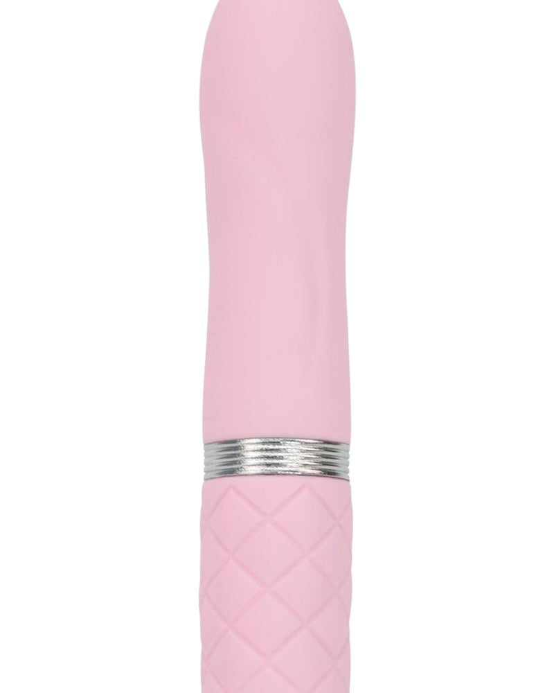 Bala de silicona recargable por USB Pillow Talk Frty de color rosa